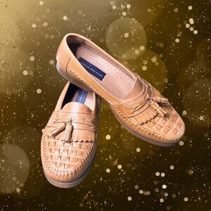 Giorgio Brutini Tasseled Tan Leather Loafers, Est. Size 11